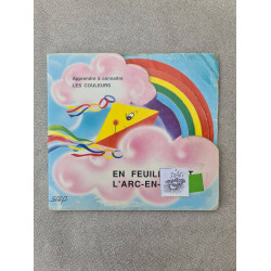 Apprendre à connaître les couleurs en feuillet l'arc-en-ciel