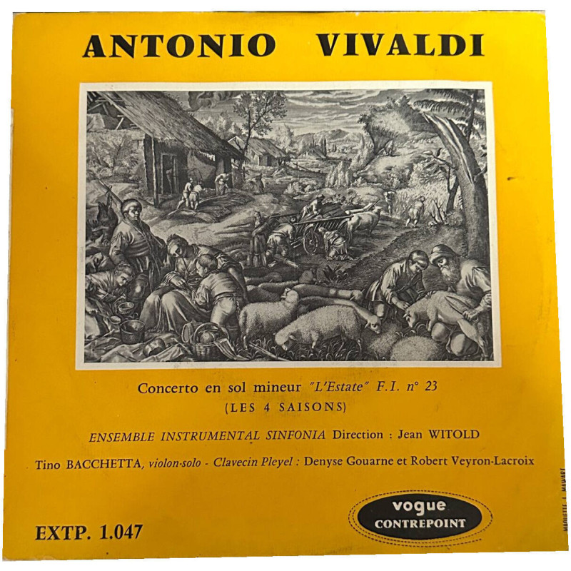 Concerto en sol mineur "L'Estate" F.I. n° 23 (Les 4 saisons)