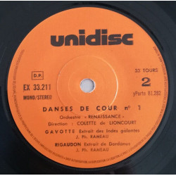 Danses De Cour N°1