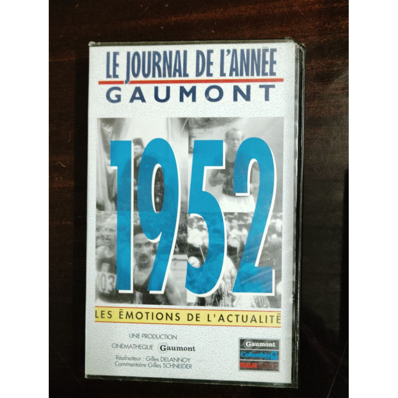 Vhs - Le journal de l'année Gaumont 1952