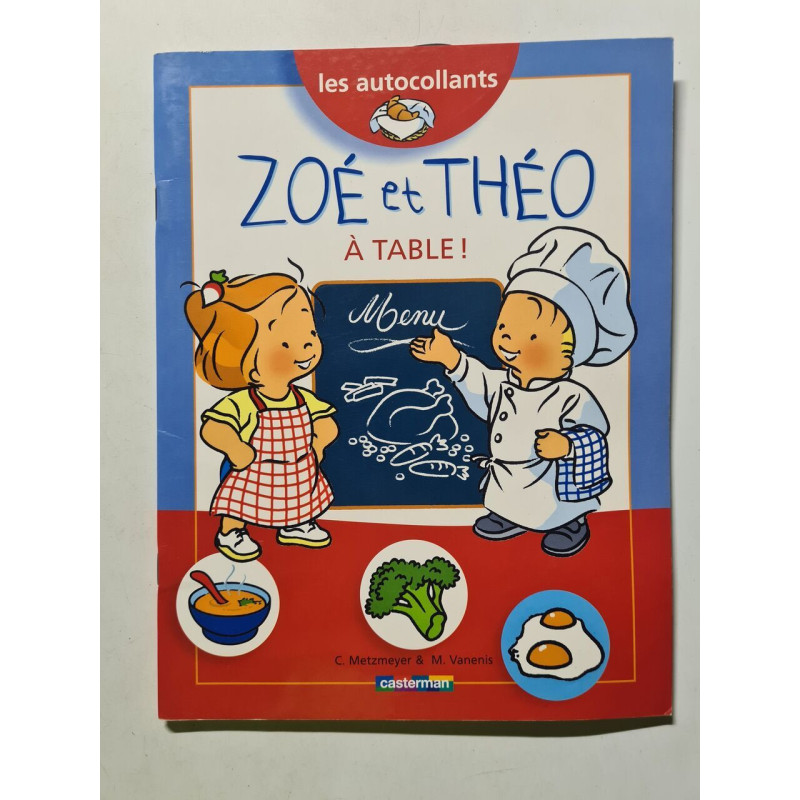 Zoé et Théo à table