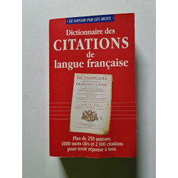 Dictionnaire des citations de langue française
