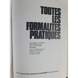 Toutes les formalités pratiques