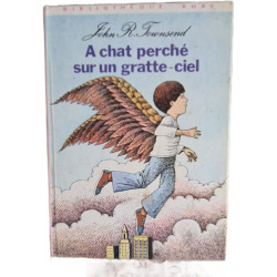 A chat perché sur un gratte-ciel
