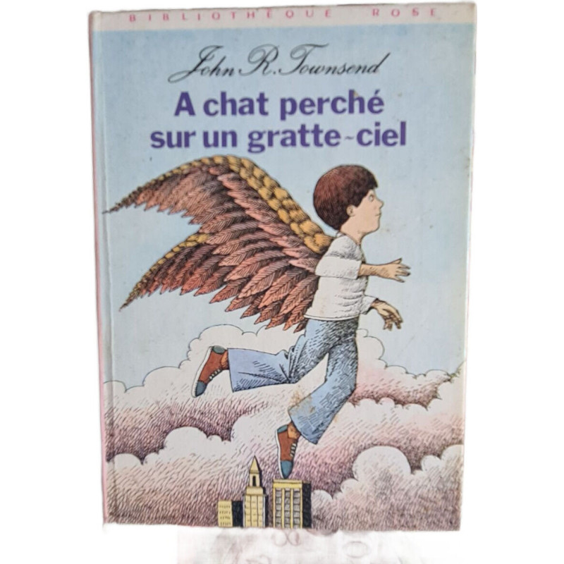 A chat perché sur un gratte-ciel