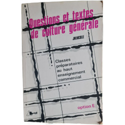 Questions et textes de culture générale