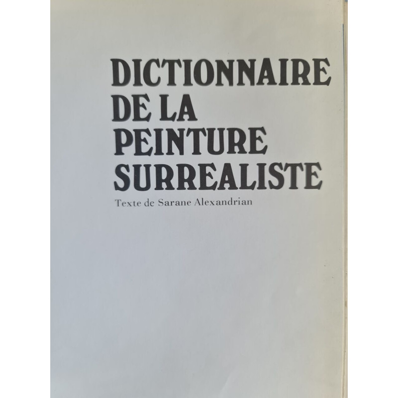 Dictionnaire de la peinture surréaliste