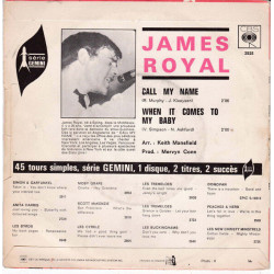 Call My Name / When It Comes To My Baby