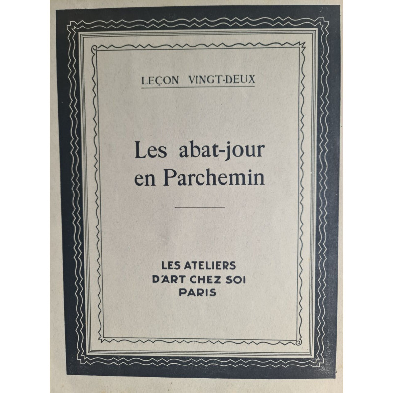 Les abat-jour en parchemin