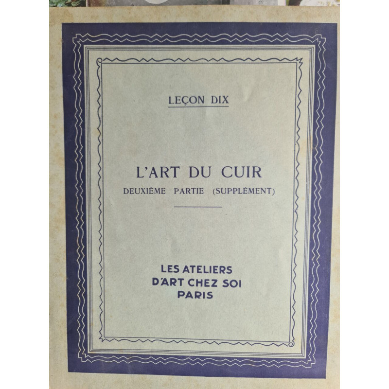 L'art du cuir