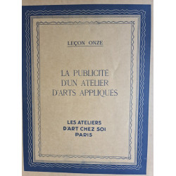 La publicité d'un atelier d'arts appliqués