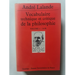 Vocabulaire technique et critique de la philosophie