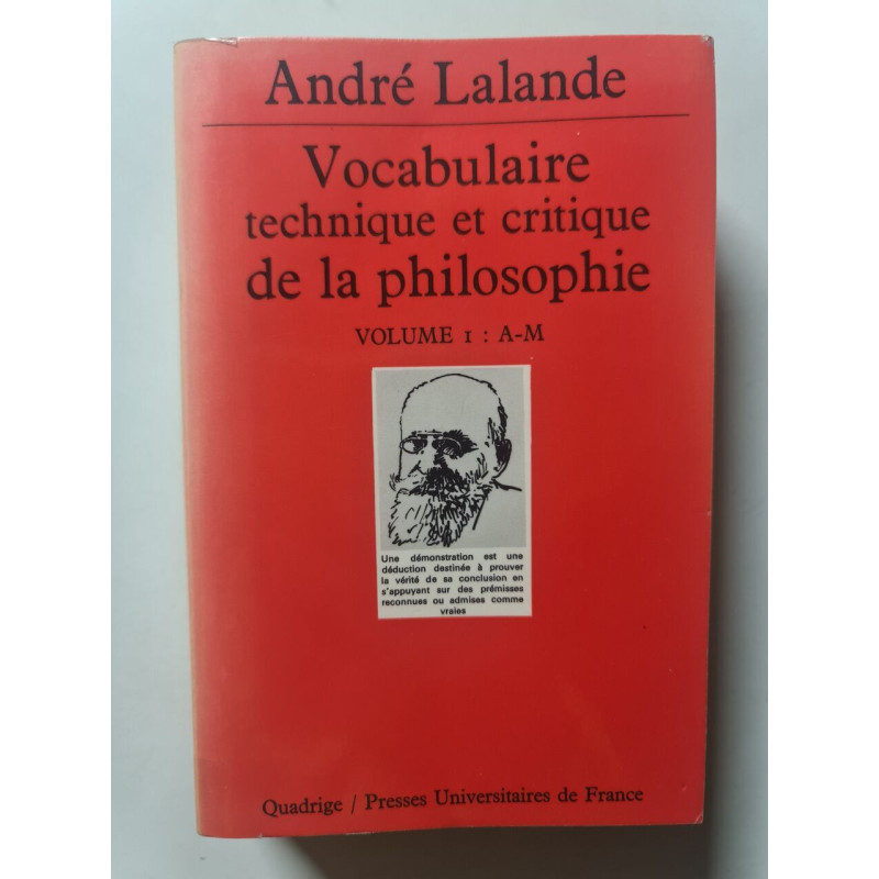 Vocabulaire technique et critique de la philosophie