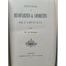 Histoire des découvertes et conquêtes de l'Amérique