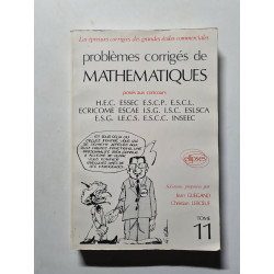Problèmes corrigés de mathématiques tome 11