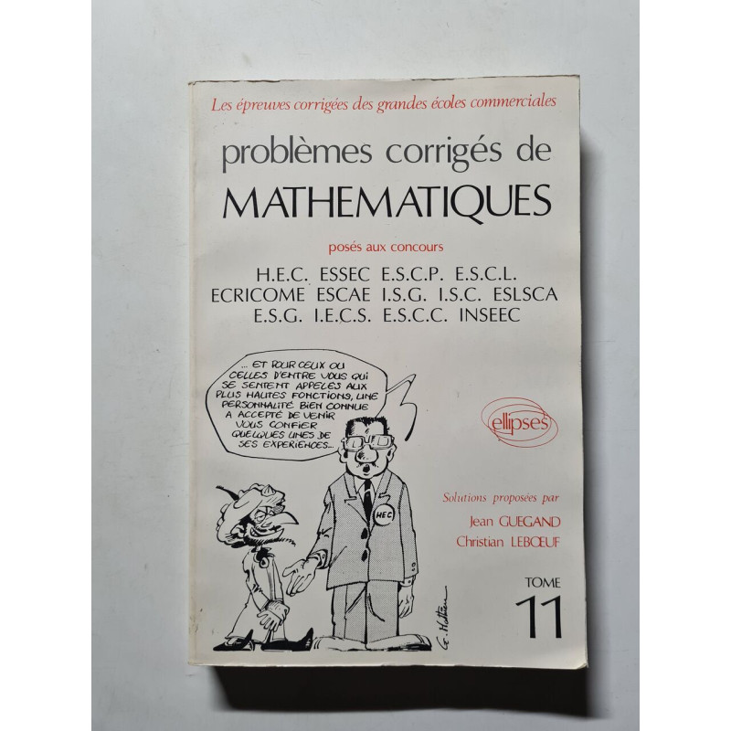 Problèmes corrigés de mathématiques tome 11