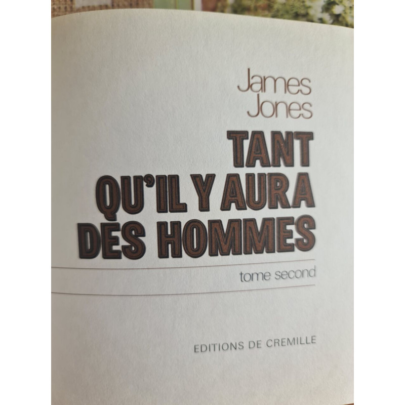 Tant qu'il y aura des hommes