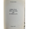 Origine des noms de familles