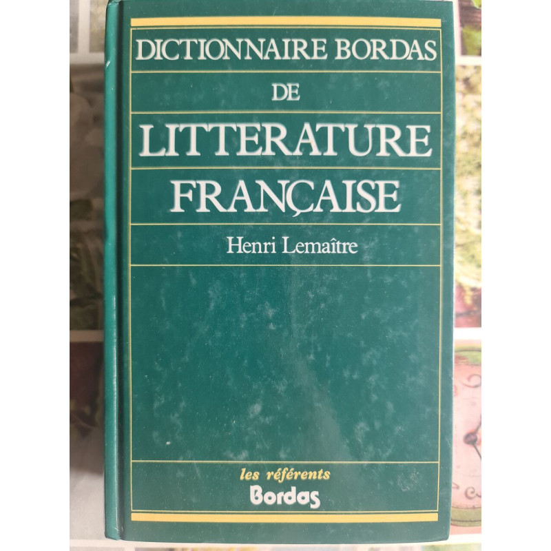 Dictionnaire de littérature française