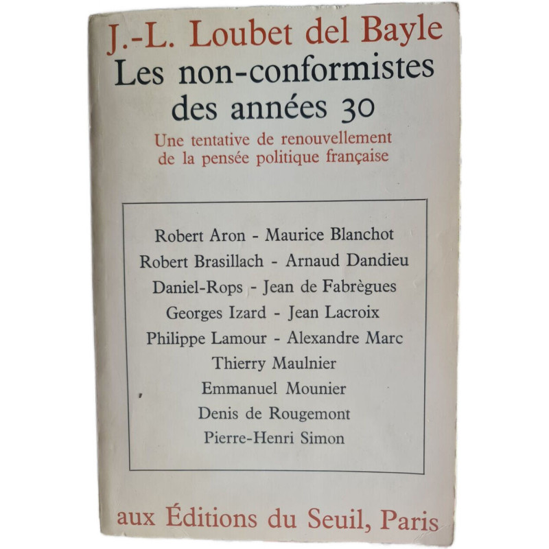 Les non-conformistes des années 30