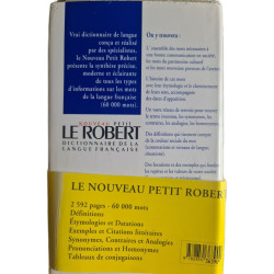 Le Nouveau Petit Robert dictionnaire de la langue française