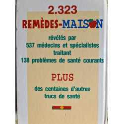 Les remèdes maison des médecins