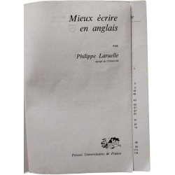 Mieux écrire en anglais