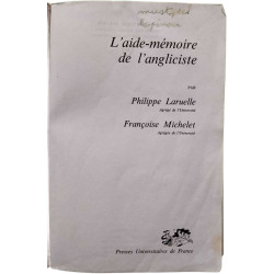 L'aide-mémoire de l'angliciste