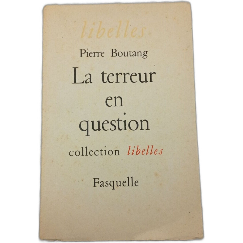 La terreur en question