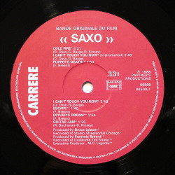 Bande Originale Du Film "Saxo"