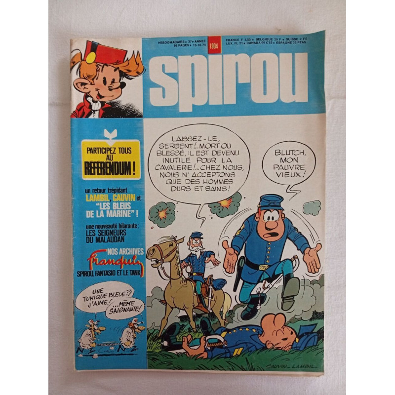 Spirou /n°1904 / Octobre 1974