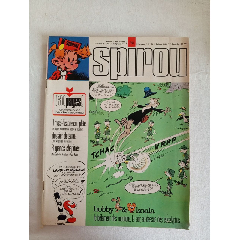 Spirou / n° 9760 / Janvier 1972