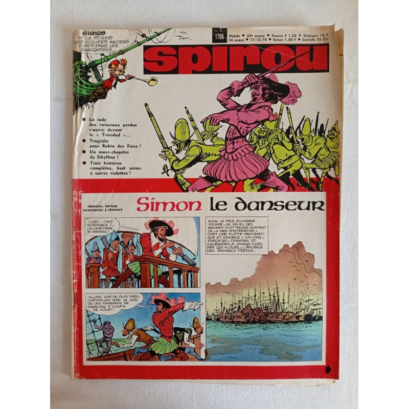Spirou /n°1705 / Décembre 1970
