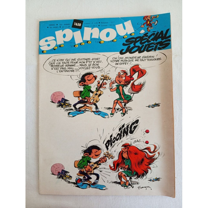 Spirou Spécial Jouets /n°1650/ Novembre 1969