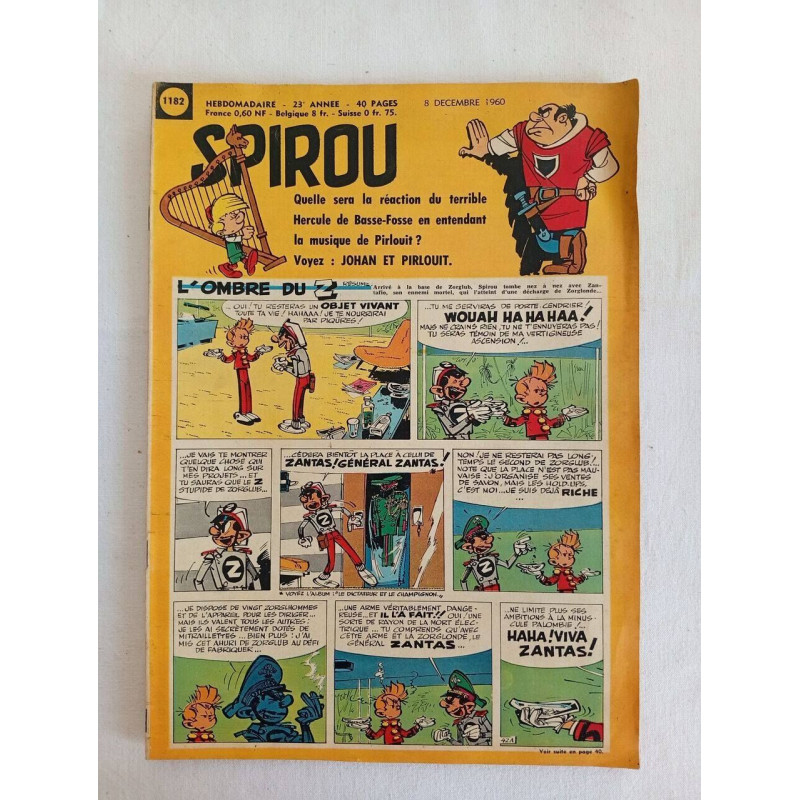 Spirou /n°1182/ Décembre 1960