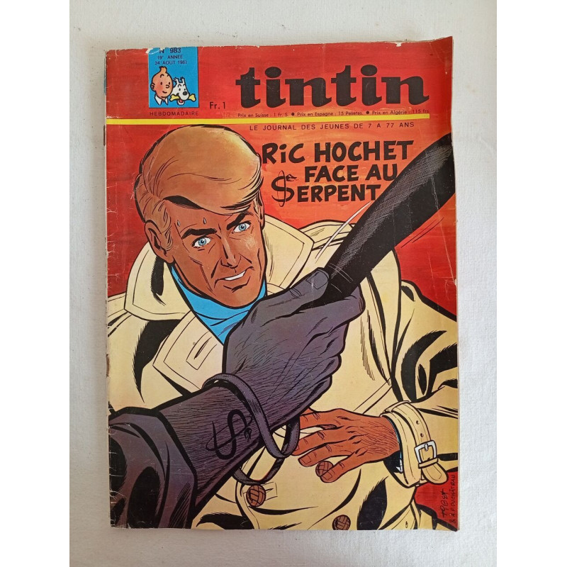 Ric Hochet face au serpent /n°983 / Août 1967