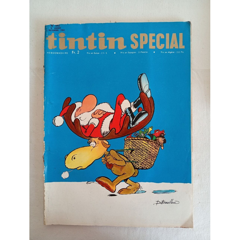 Tintin Spécial Noël /n°945 / decembre 1966