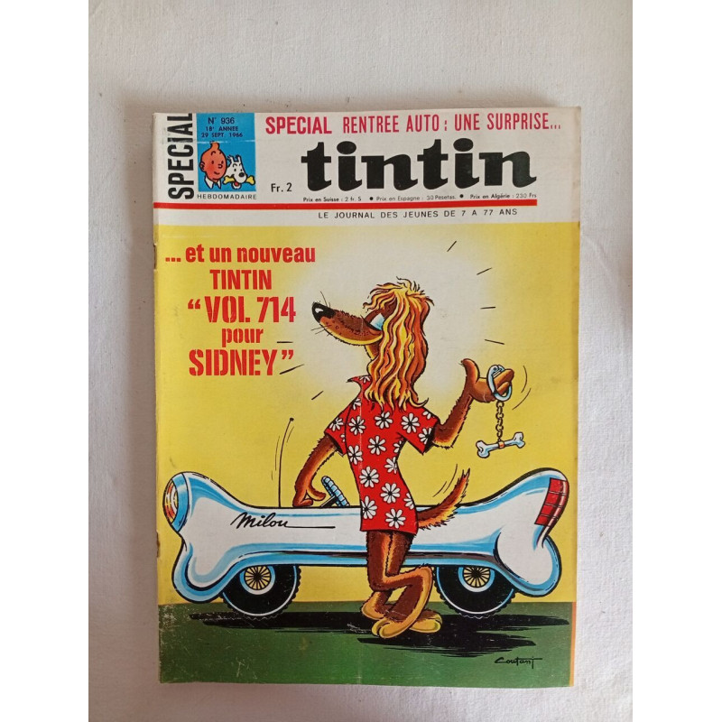 Tintin /n°936 / sept 1966