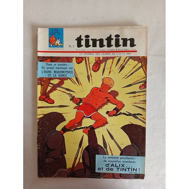 Tintin /n° 935 / Septembre1966