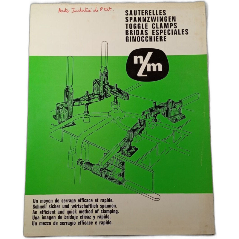 Sauterelles Spannzwingen Toggle clamps Bridas especiales Ginocchiere