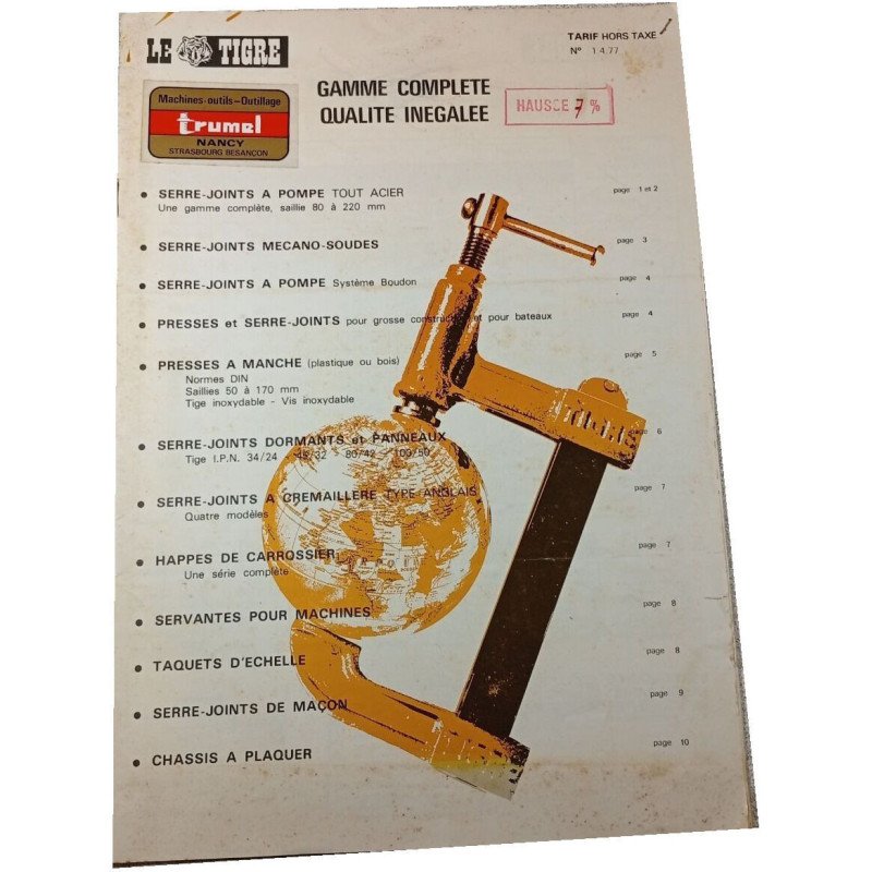 Gamme complète qualité inegalee n°1.4.77