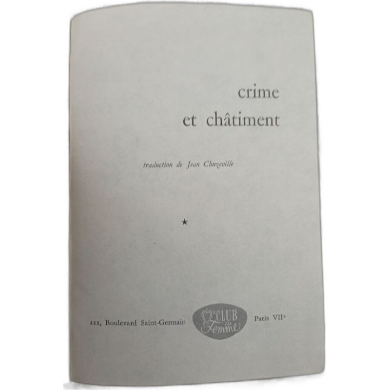 Crime et châtiment