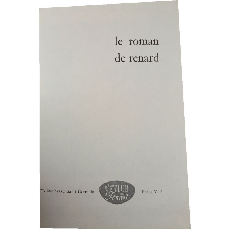 Le roman de renard