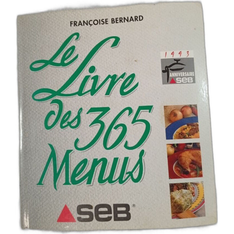 Le Livre des 365 Menus