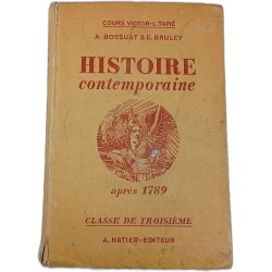 Histoire contemporaine après 1789 classe de troisième