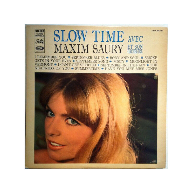Slow Time Avec Maxim Saury Et Son Orchestre