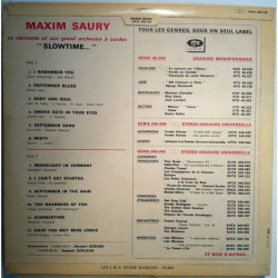 Slow Time Avec Maxim Saury Et Son Orchestre