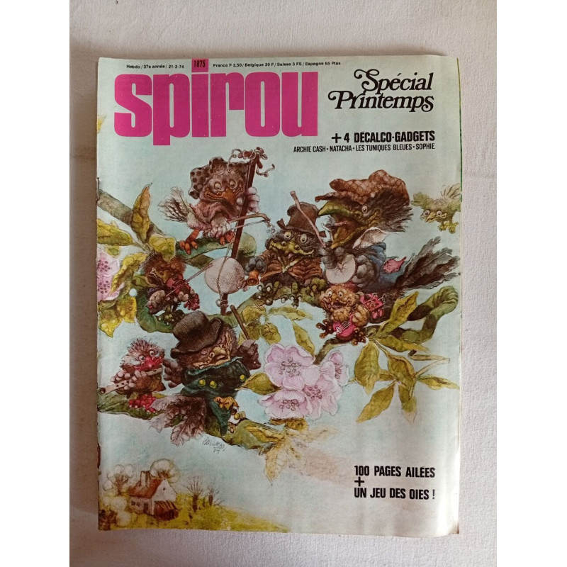 Spirou /n°1875 /Mars 1974