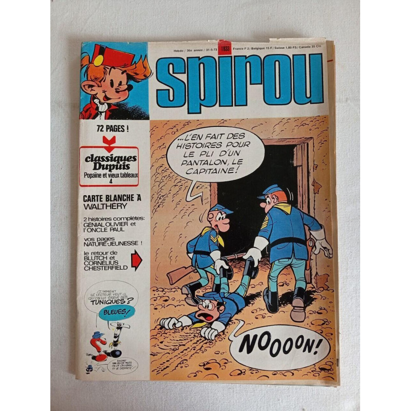 Spirou /n°1833 / Mai 1973