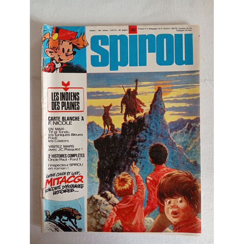 Spirou /n°1843 / Août 1973